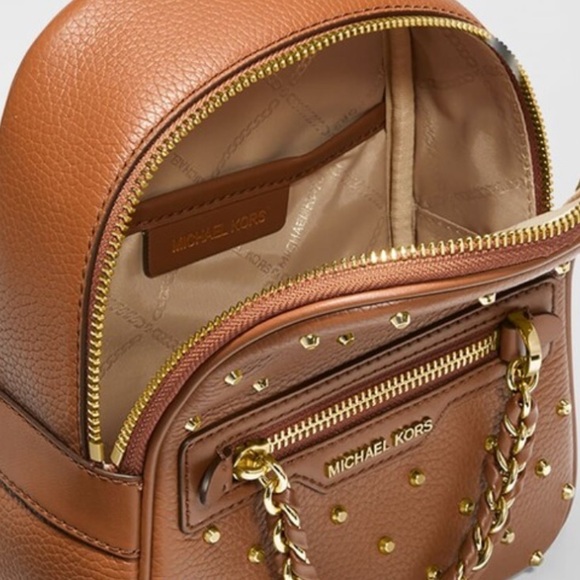 NWT Michael Kors XS Elliot Leather Backpack - Picture 4 of 7